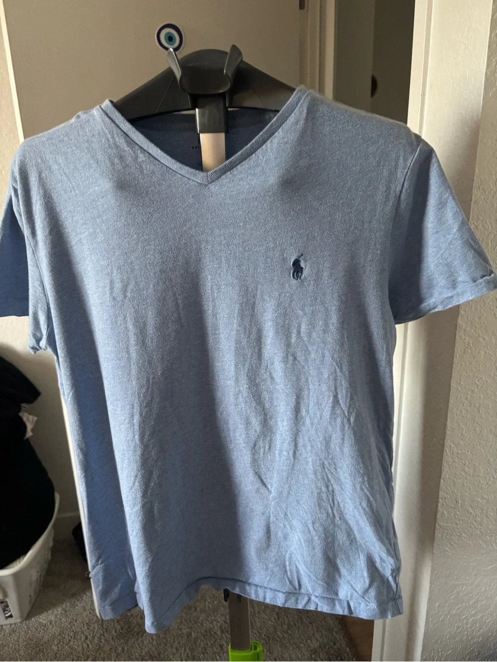 Polo by Ralph Lauren Sky Blue V-Neck Tee